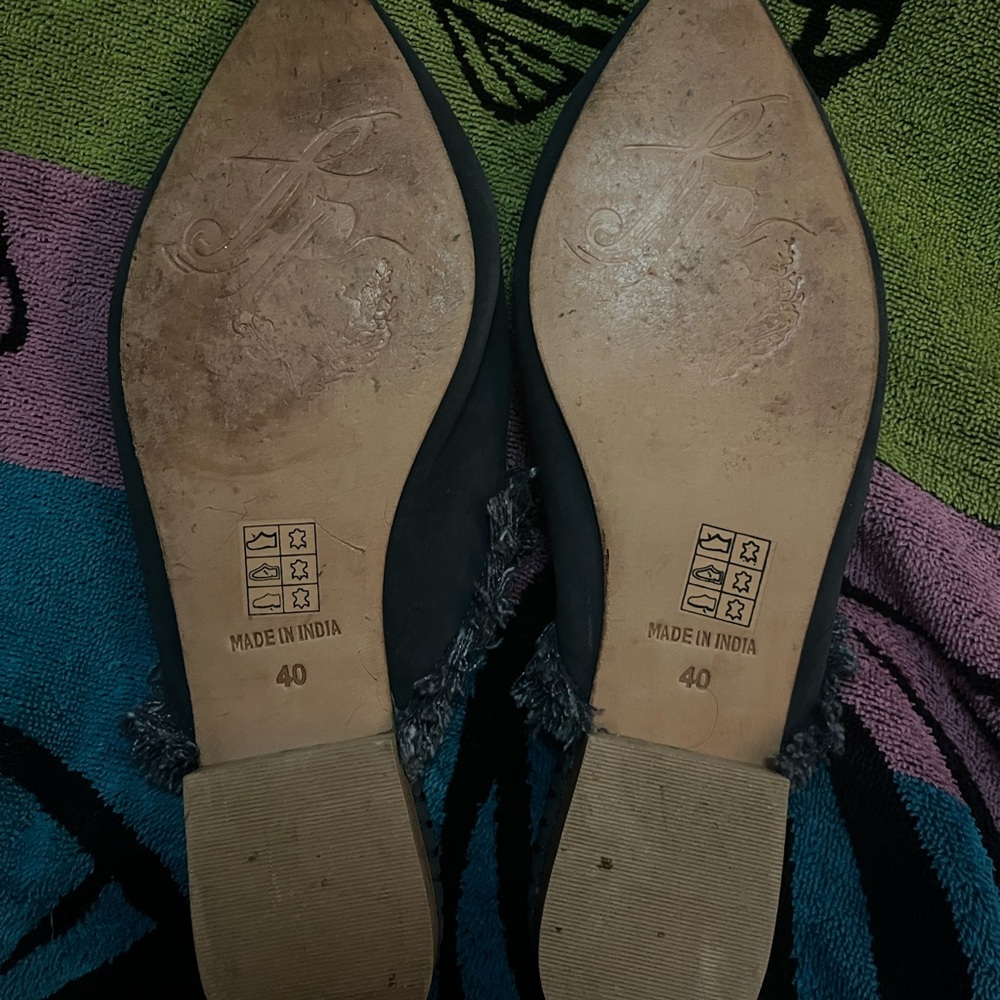 Free people denim mules